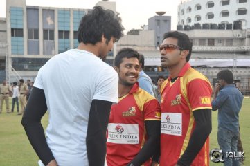 CCL 4 Telugu Warriors Match Practice and Press Meet